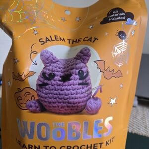 NWT 🌟The Woobles Purple Crochet Kit - Salem the Cat
